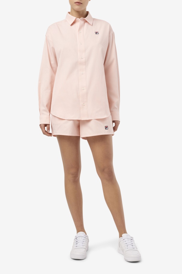 Ariella Short Fila UK Coral Almond/White