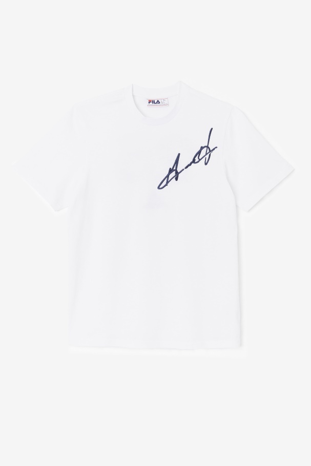 White Grant Hill Cormac Tee Fila UK