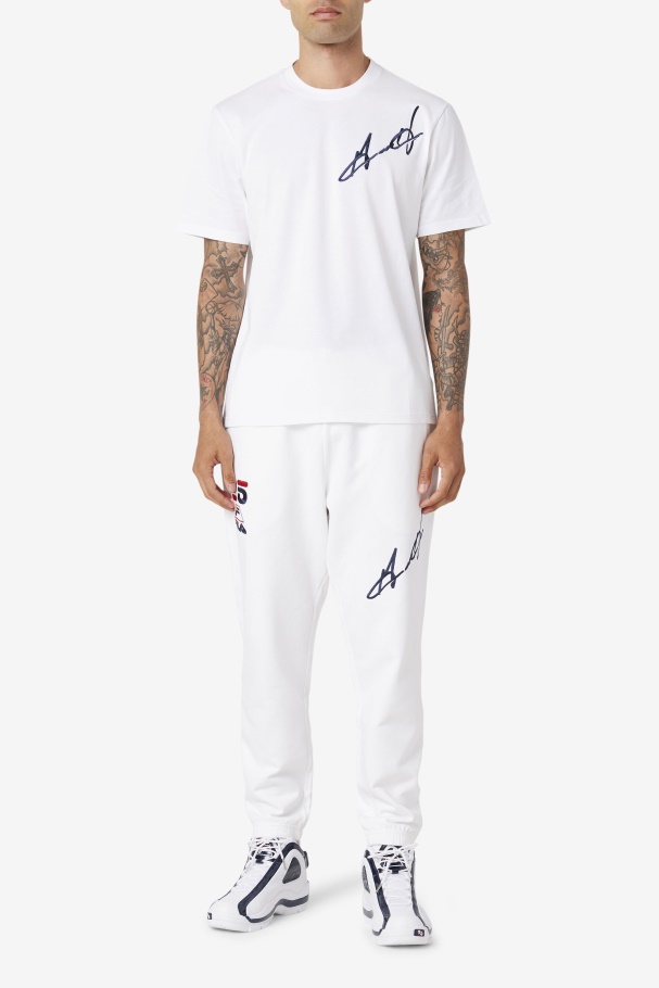 White Grant Hill Cormac Tee Fila UK
