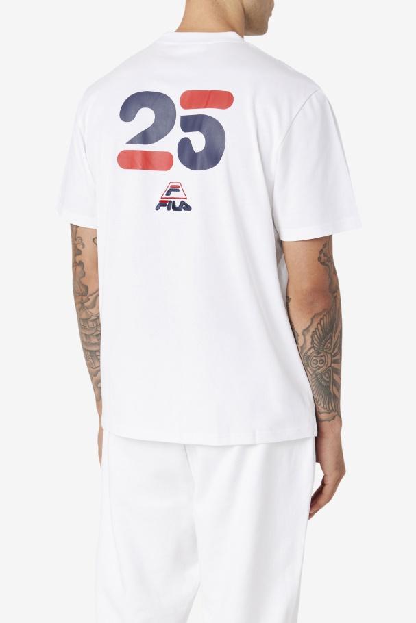 White Grant Hill Cormac Tee Fila UK