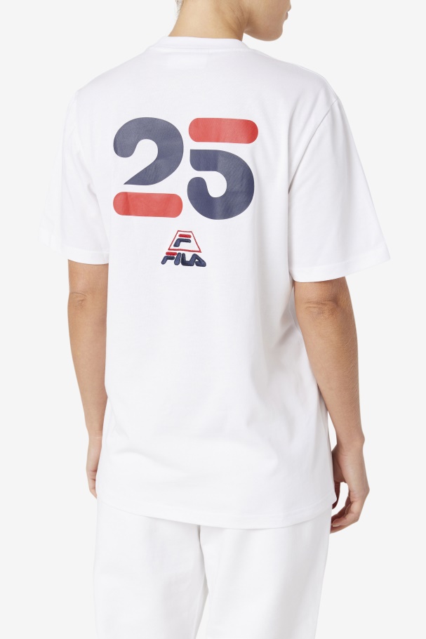 White Grant Hill Cormac Tee Fila UK