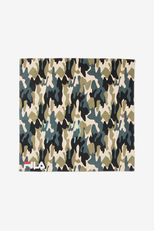 Camouflage Bandana Green Camo Multi Fila UK