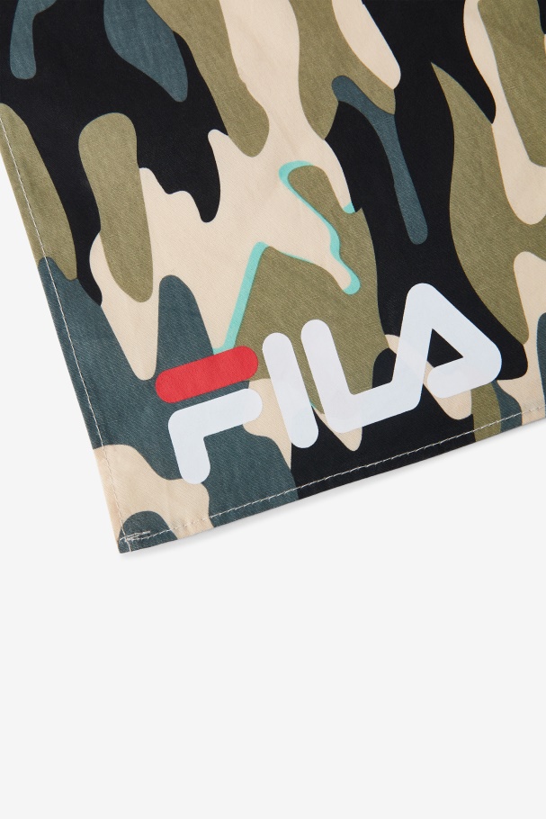 Camouflage Bandana Green Camo Multi Fila UK