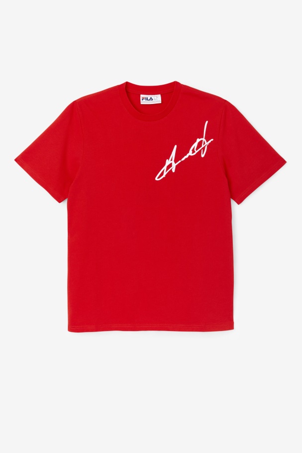 Fila UK Grant Hill Cormac Tee Red