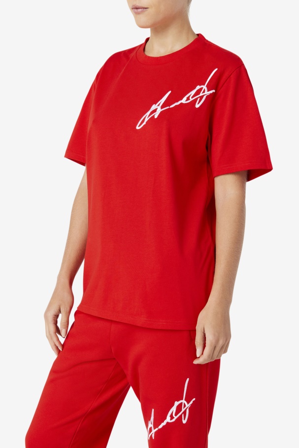 Fila UK Grant Hill Cormac Tee Red
