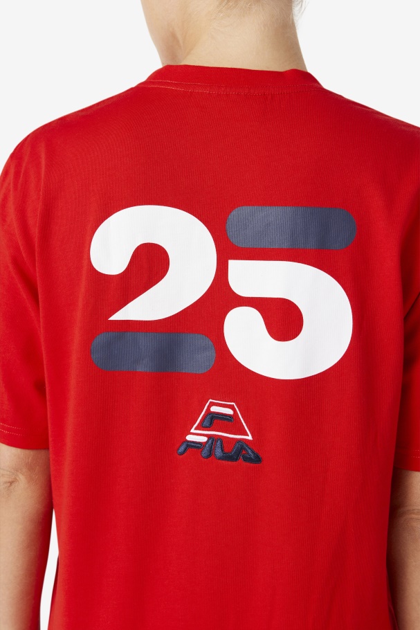 Fila UK Grant Hill Cormac Tee Red