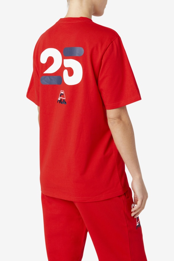 Fila UK Grant Hill Cormac Tee Red