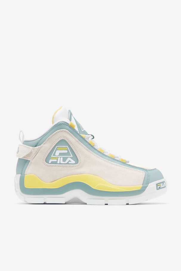 Men's Grant Hill 2 White/Egret/Gray Mist Fila UK
