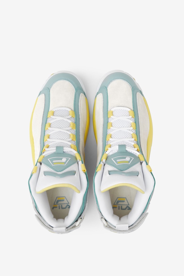 Men\'s Grant Hill 2 White/Egret/Gray Mist Fila UK