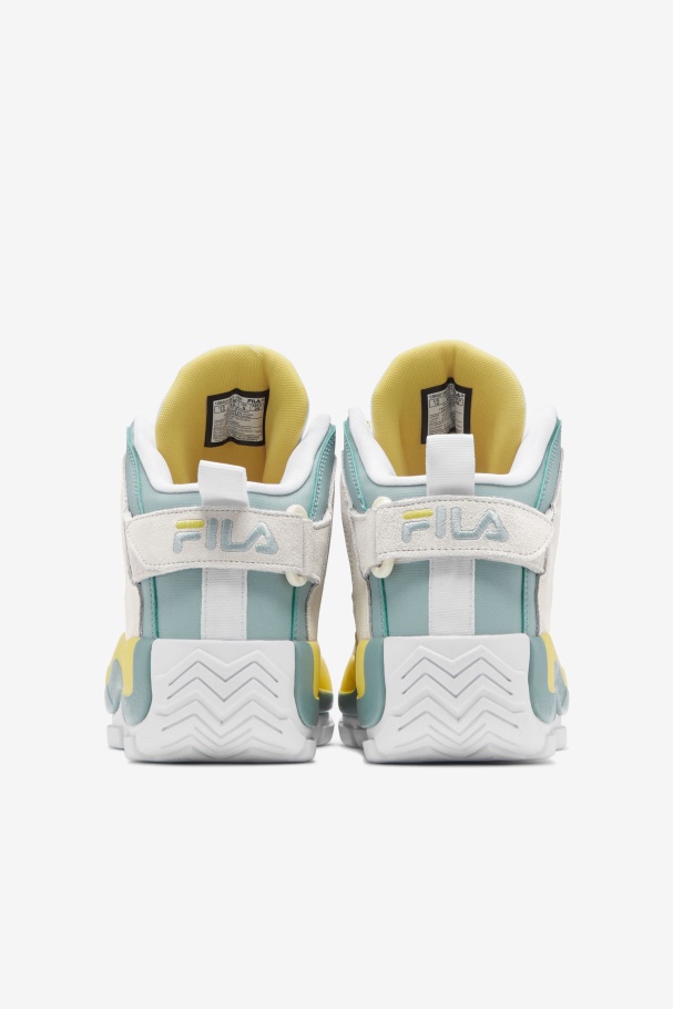 Men\'s Grant Hill 2 White/Egret/Gray Mist Fila UK