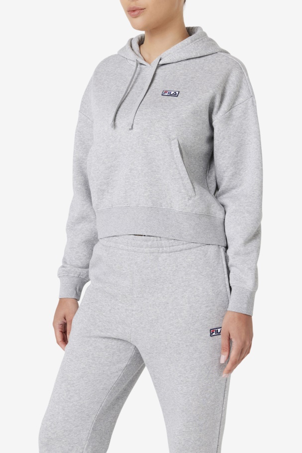 Marina Hoodie Heather Grey Fila UK