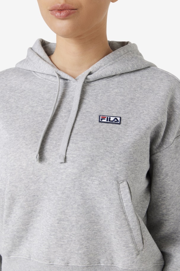 Marina Hoodie Heather Grey Fila UK