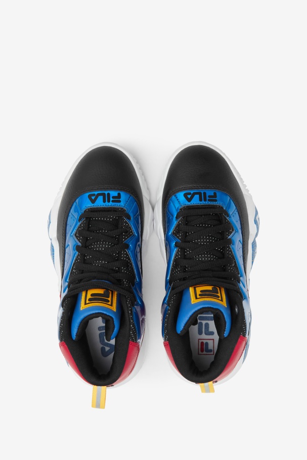 Black/Red/Gold Fila UK Little Kids\' Mb Night Walk