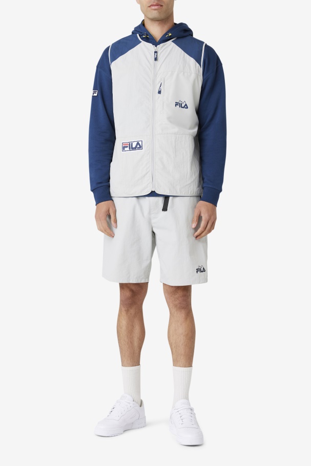 Stone/Navy/Cherry Tomato Fila UK Hansi Vest