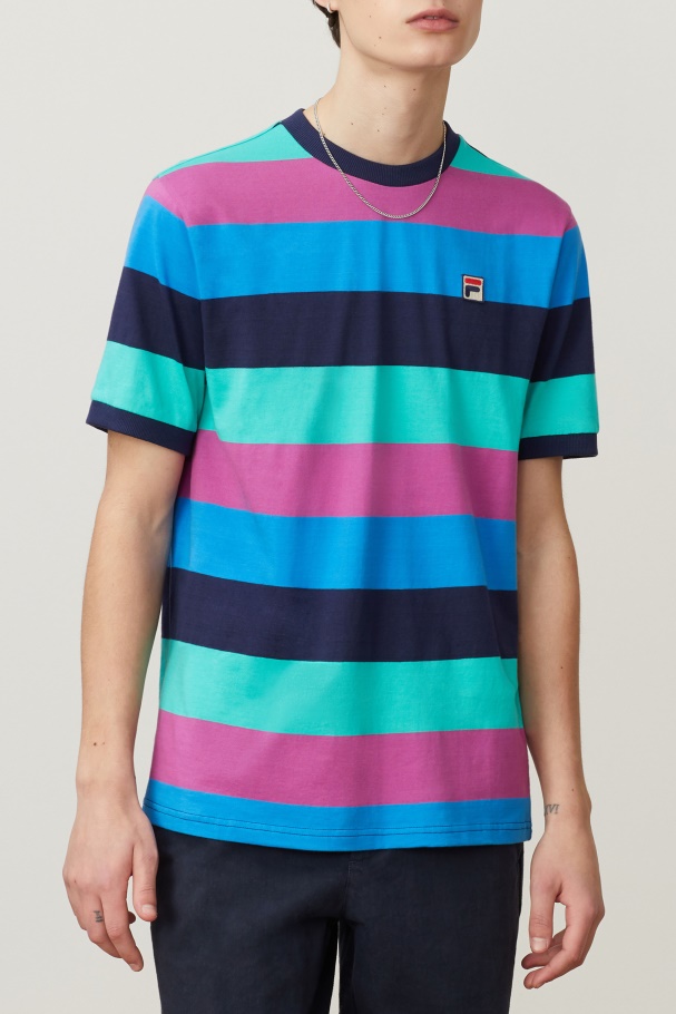jabez tee Navy/Parasailing/Freesia Fila UK