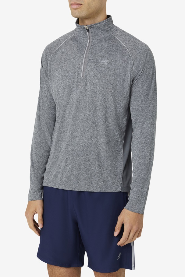 Fila UK Pickleball 1/4 Zip Heather