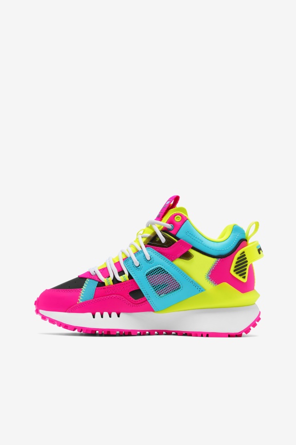 Women\'s Spectra Fila UK Pink Glo/Yellow/Black