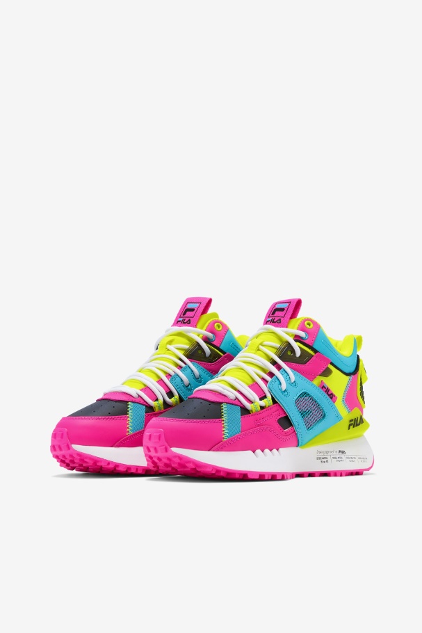 Women\'s Spectra Fila UK Pink Glo/Yellow/Black