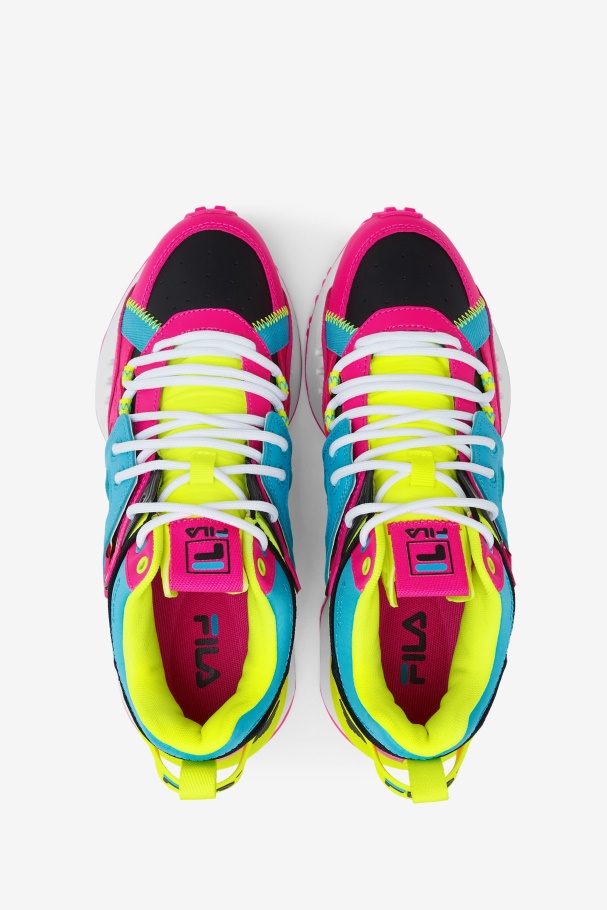 Women\'s Spectra Fila UK Pink Glo/Yellow/Black
