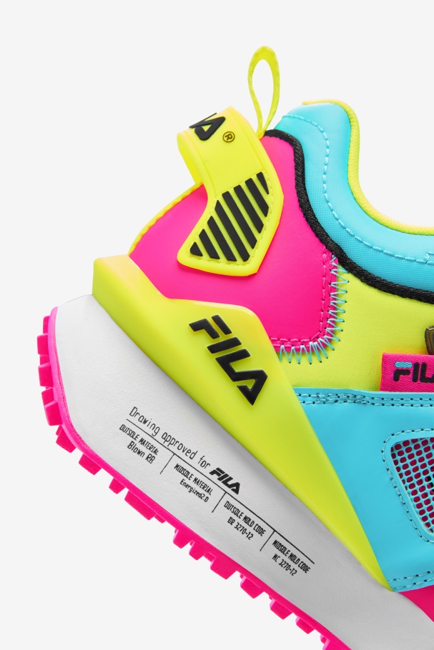 Women\'s Spectra Fila UK Pink Glo/Yellow/Black