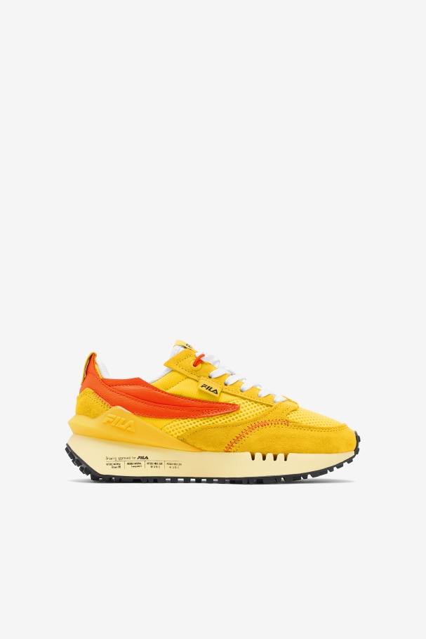 Big Kids' Renno N-Generation Lemon/Red Orange/Yellow Fila UK