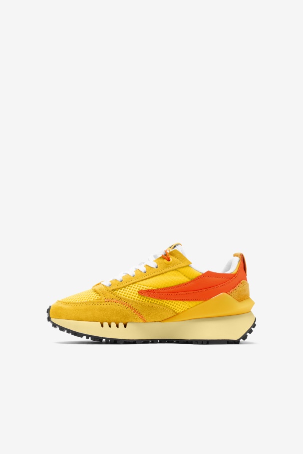 Big Kids\' Renno N-Generation Lemon/Red Orange/Yellow Fila UK