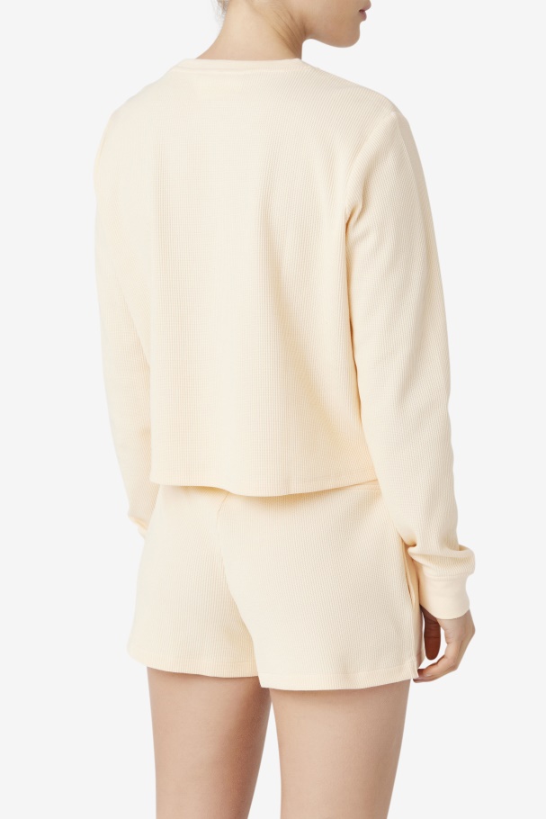 Fila UK Lina Long Sleeve Shirt Tender Peach