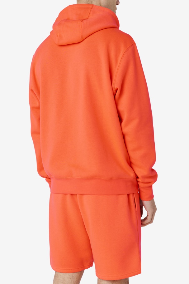 Fiery Coral Fila UK Algot Hoodie