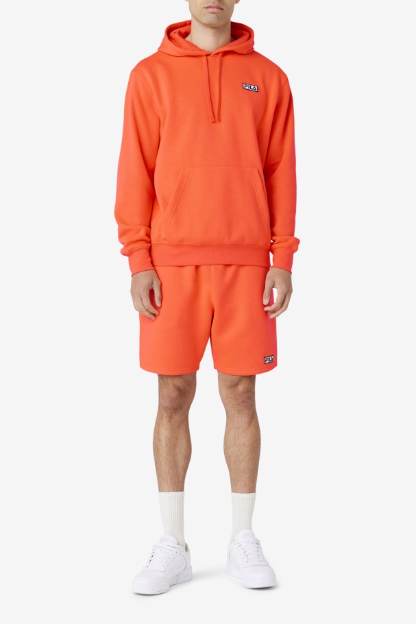 Fiery Coral Fila UK Algot Hoodie