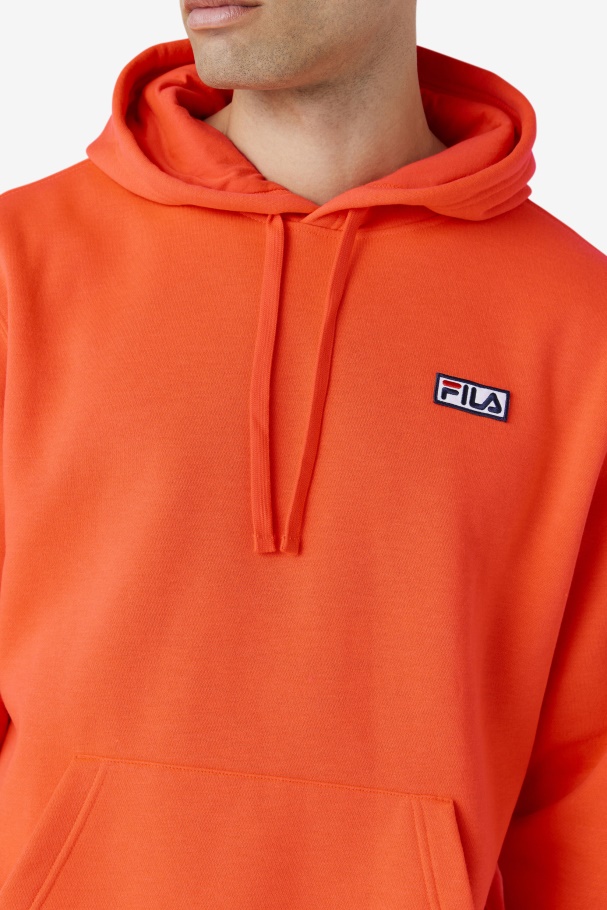 Fiery Coral Fila UK Algot Hoodie