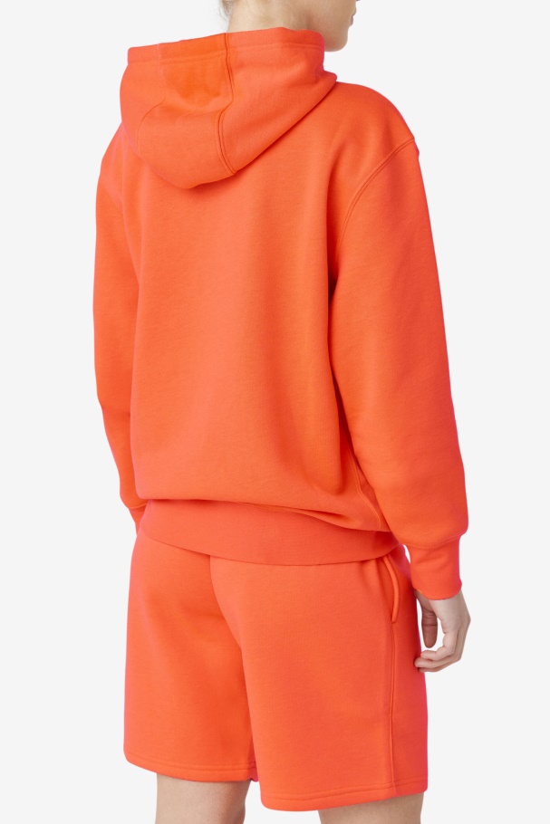 Fiery Coral Fila UK Algot Hoodie