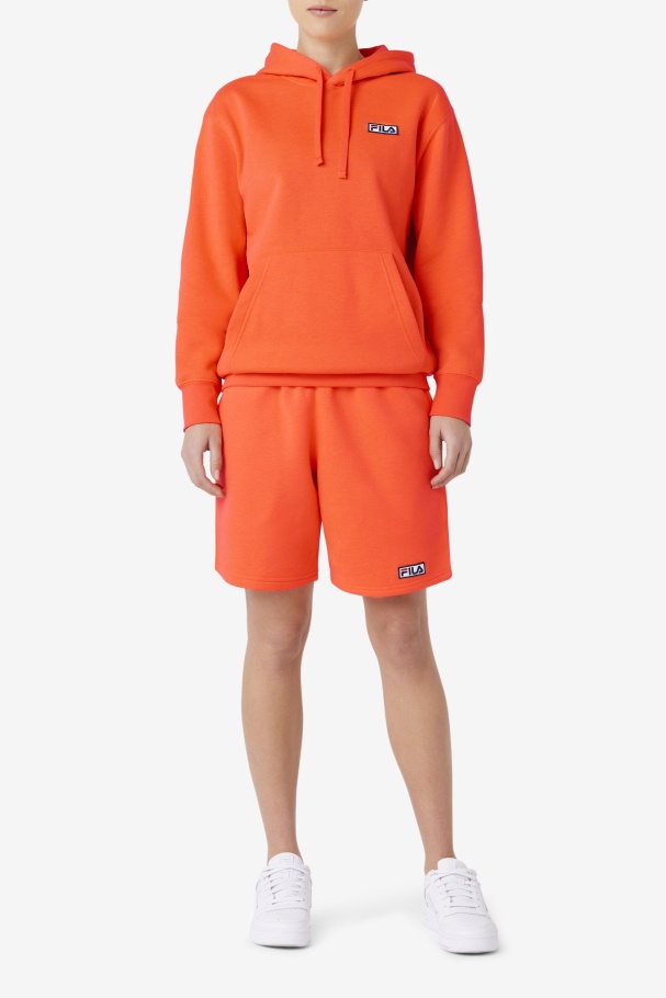 Fiery Coral Fila UK Algot Hoodie