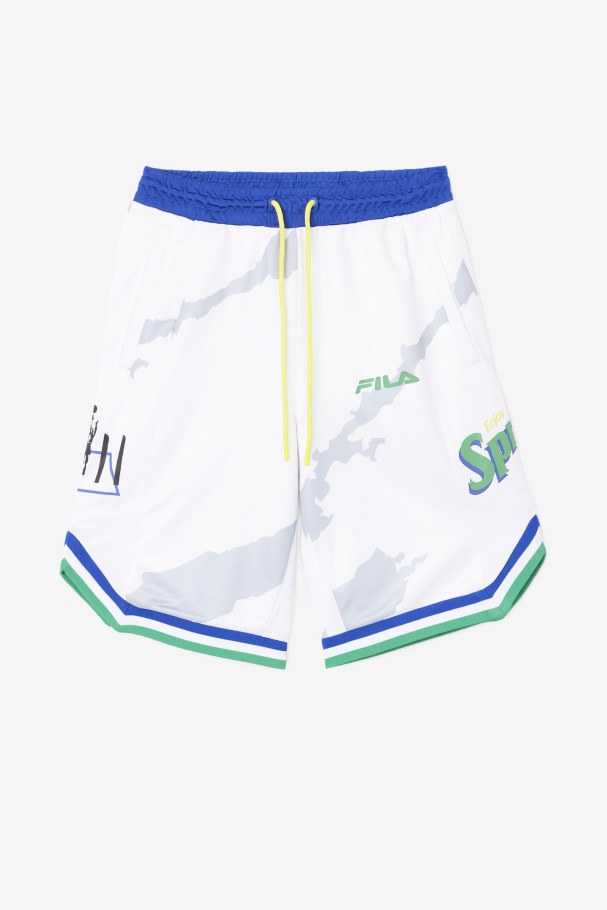 White/Blue/Jelly Bean/Golden Grant Hill x Sprite Short Fila UK