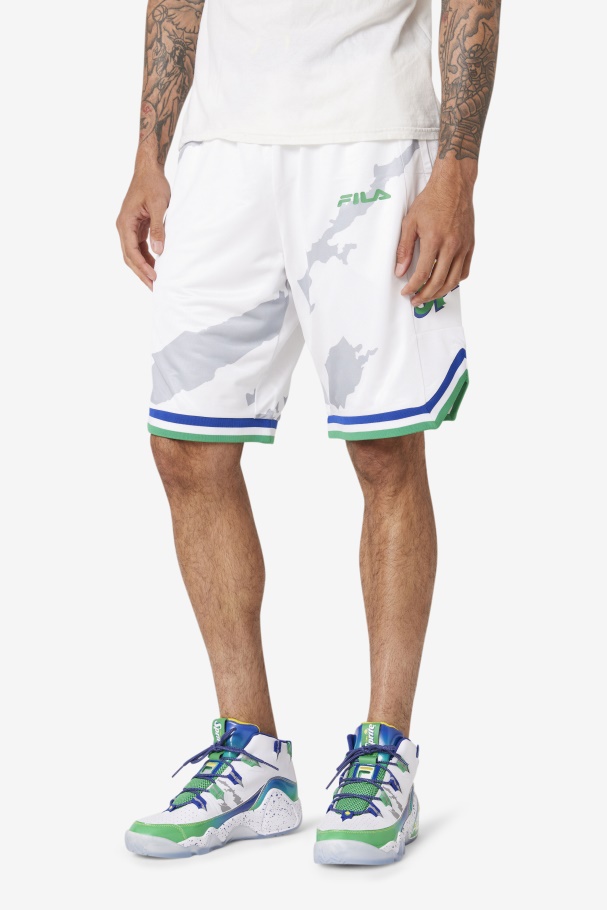 White/Blue/Jelly Bean/Golden Grant Hill x Sprite Short Fila UK