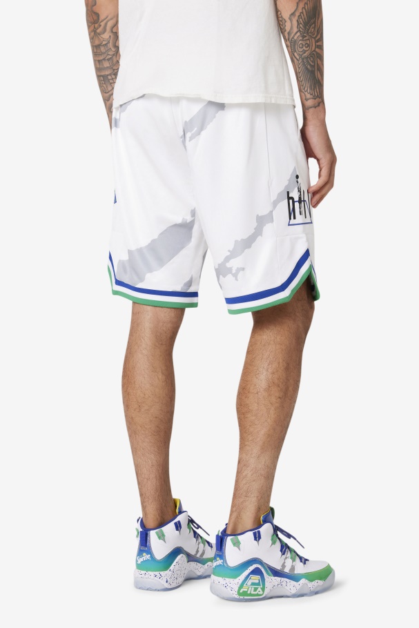 White/Blue/Jelly Bean/Golden Grant Hill x Sprite Short Fila UK