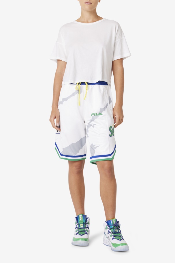 White/Blue/Jelly Bean/Golden Grant Hill x Sprite Short Fila UK