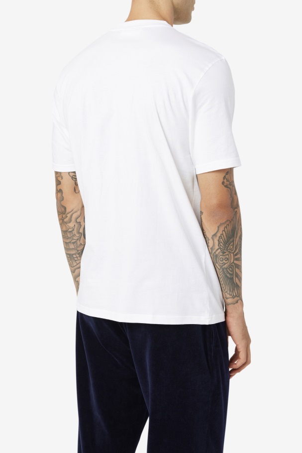 borough tee Fila UK White/Black/Red