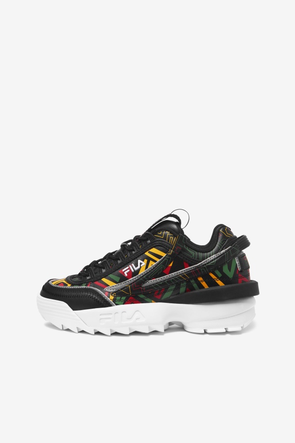 Fila UK Black/Jelly Bean/Lemon Women\'s Disruptor 2 Exp