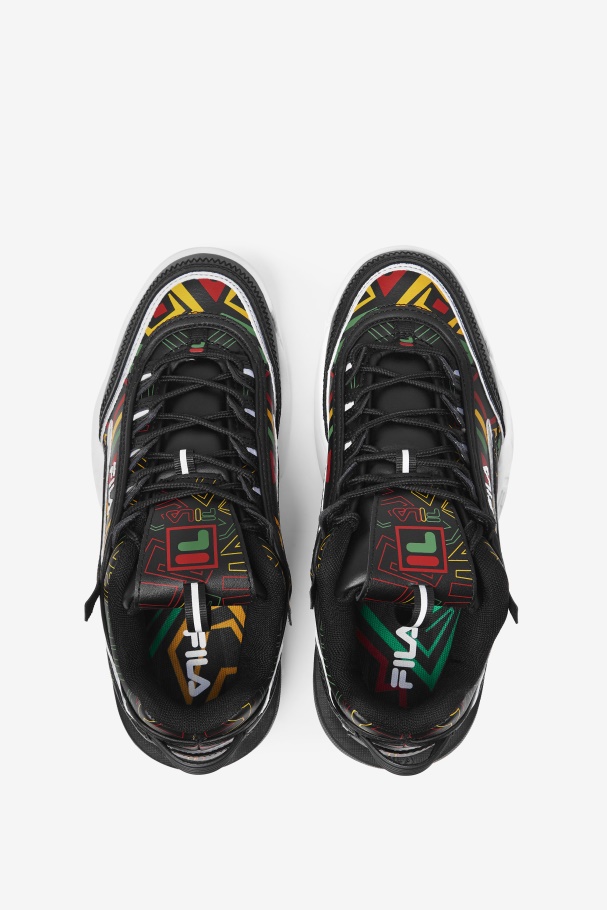Fila UK Black/Jelly Bean/Lemon Women\'s Disruptor 2 Exp