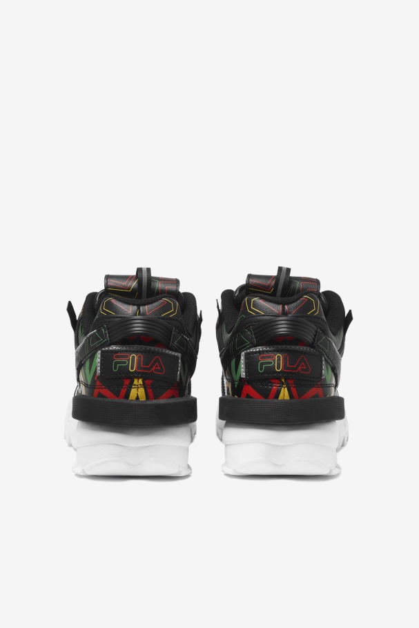 Fila UK Black/Jelly Bean/Lemon Women\'s Disruptor 2 Exp