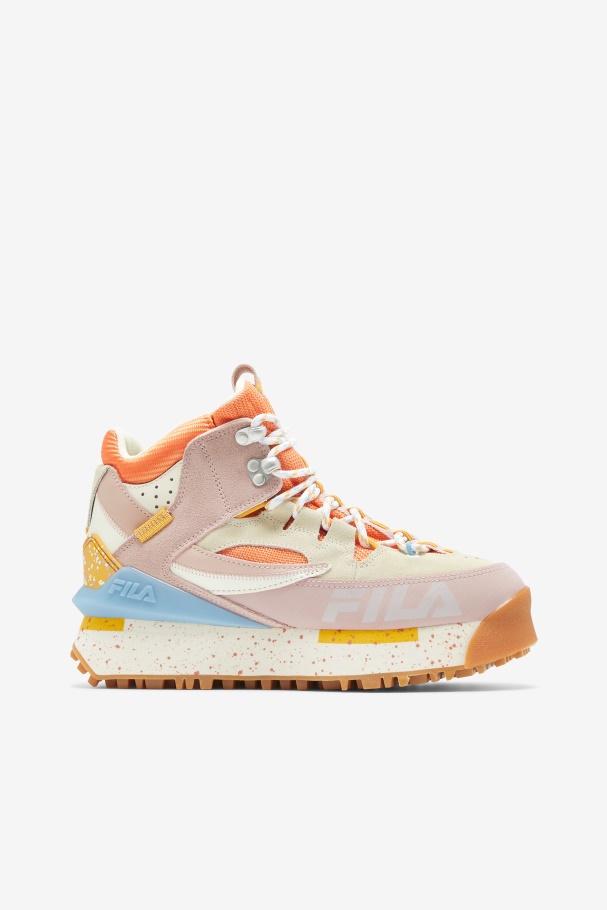 Women's Renno Multi Trekking Orange/Gray/White Fila UK