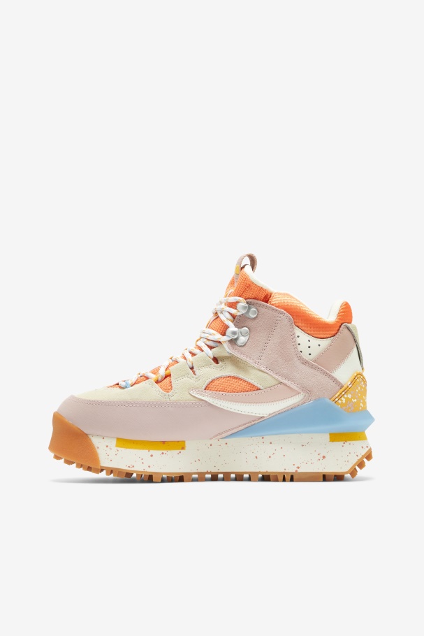 Women\'s Renno Multi Trekking Orange/Gray/White Fila UK