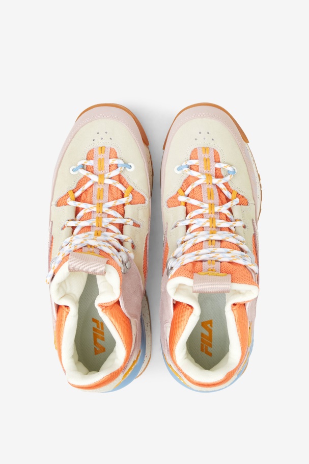 Women\'s Renno Multi Trekking Orange/Gray/White Fila UK