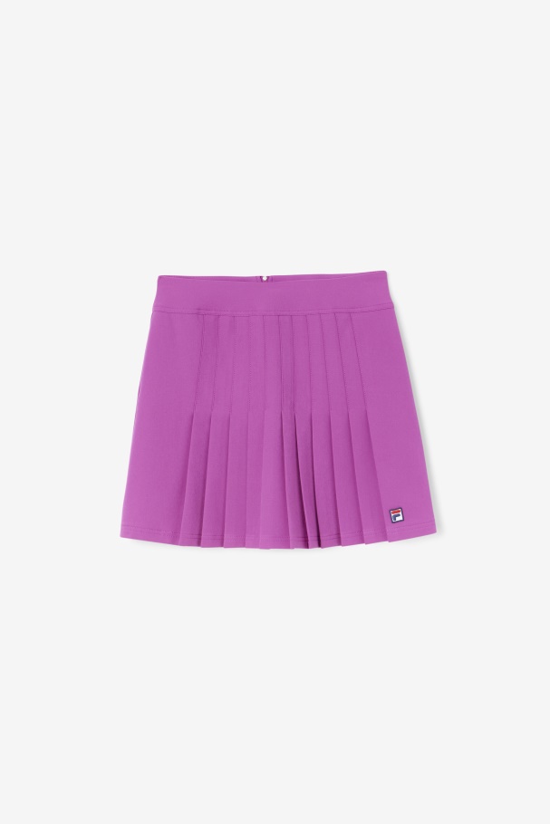 Amy Pleated Skirt Fila UK Rouge