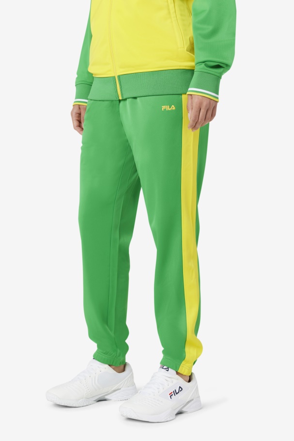 Fila UK Fern Green/Yellow Brazil Track Pant