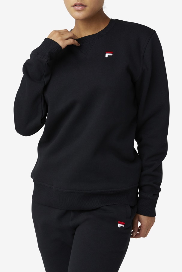 Kieve Sweatshirt Black Fila UK