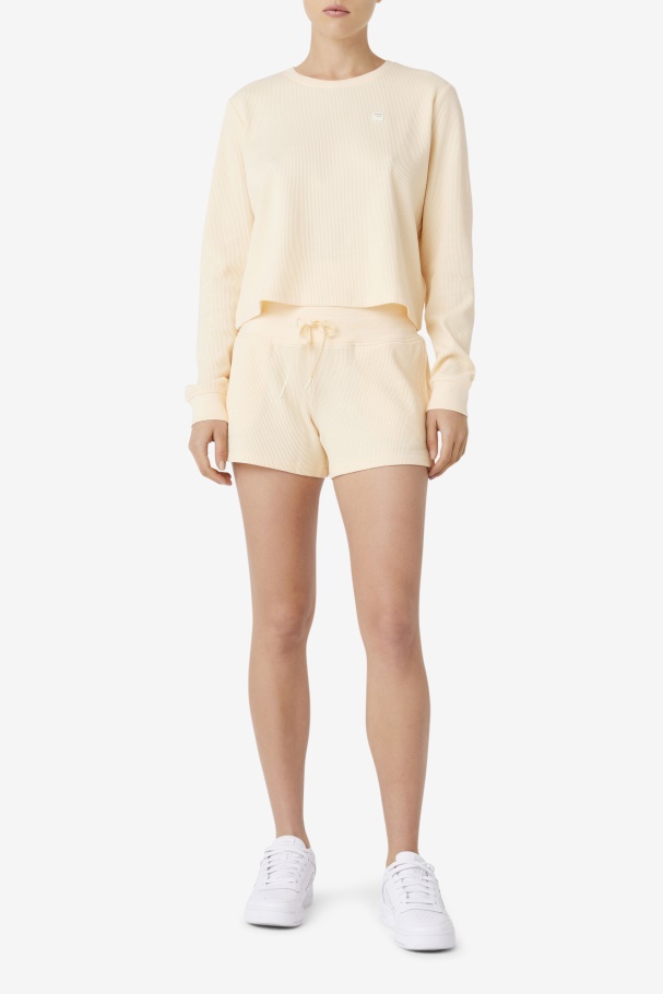 Fila UK Lina Double Waistband Short Tender Peach