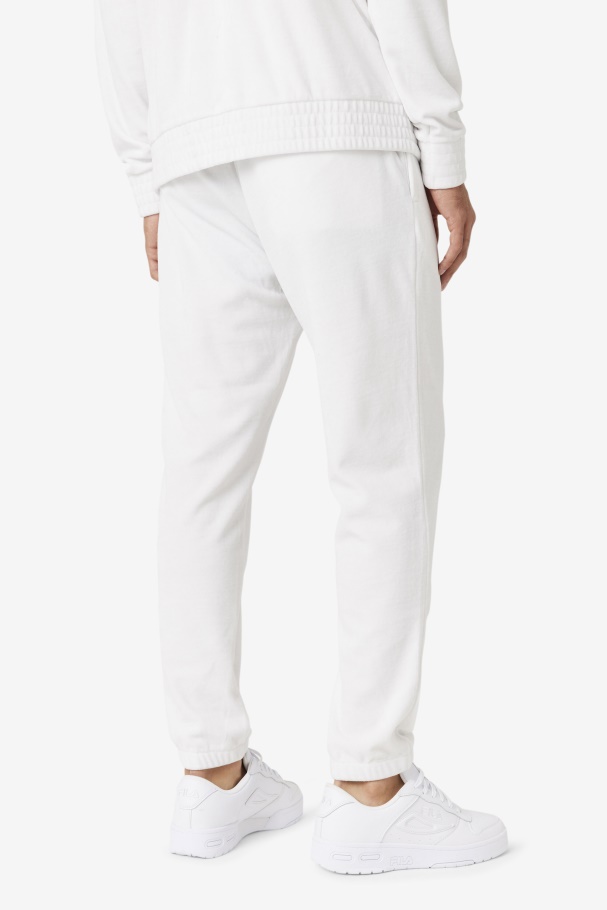 Fila UK Mansur Velour Pant White/Forest Green/Red