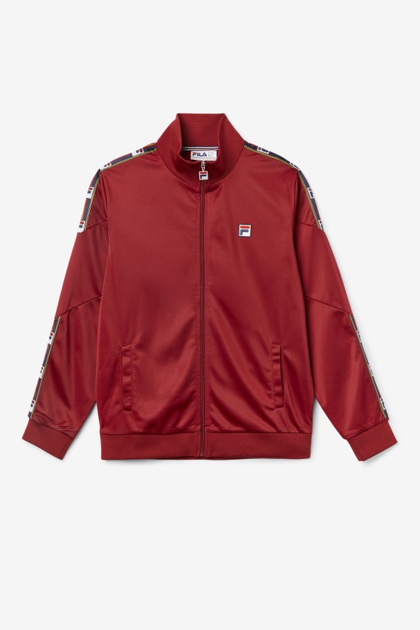 Carson Track Jacket Fila UK Rhubarb