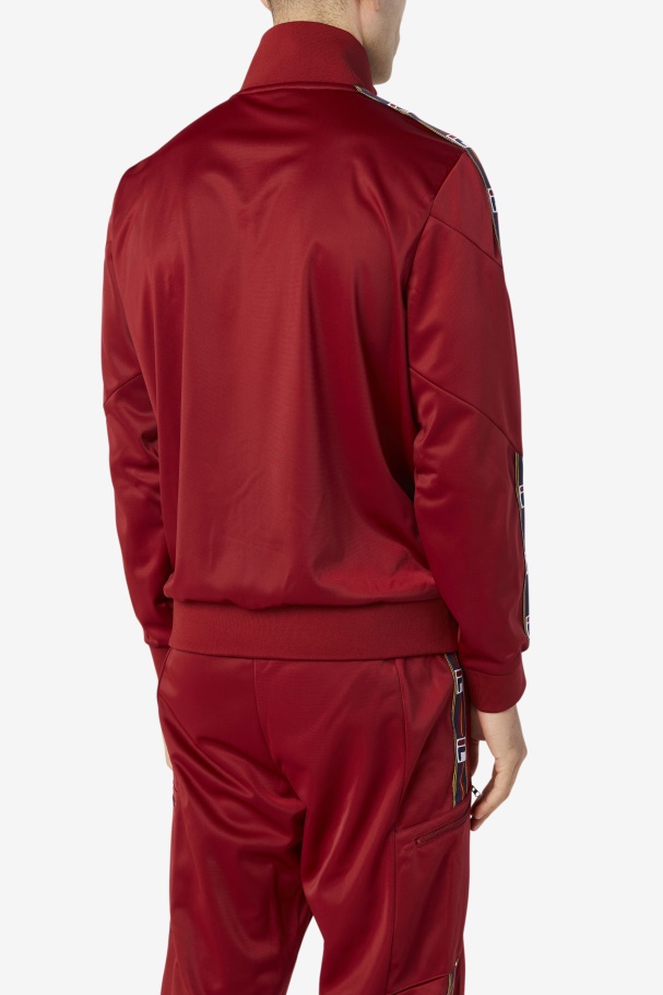 Carson Track Jacket Fila UK Rhubarb